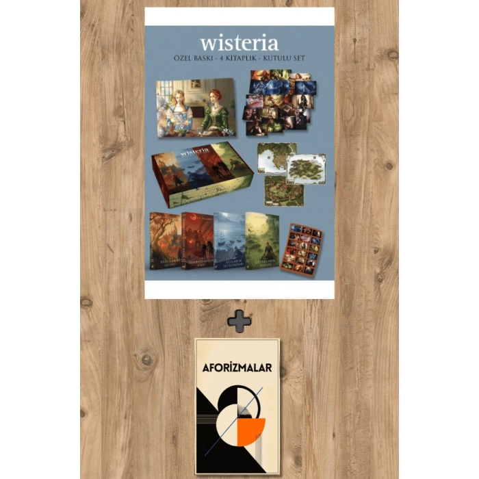 Sanat Kitabı + Wisteria Serisi Özel Kapak 4 Kitap (Hediyeli Kutu) / Adora Yağmur