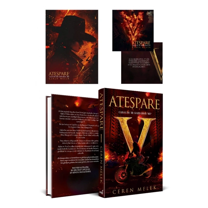 Ateşpare 1 - Canavar mı Kahraman mı? (Ciltli)