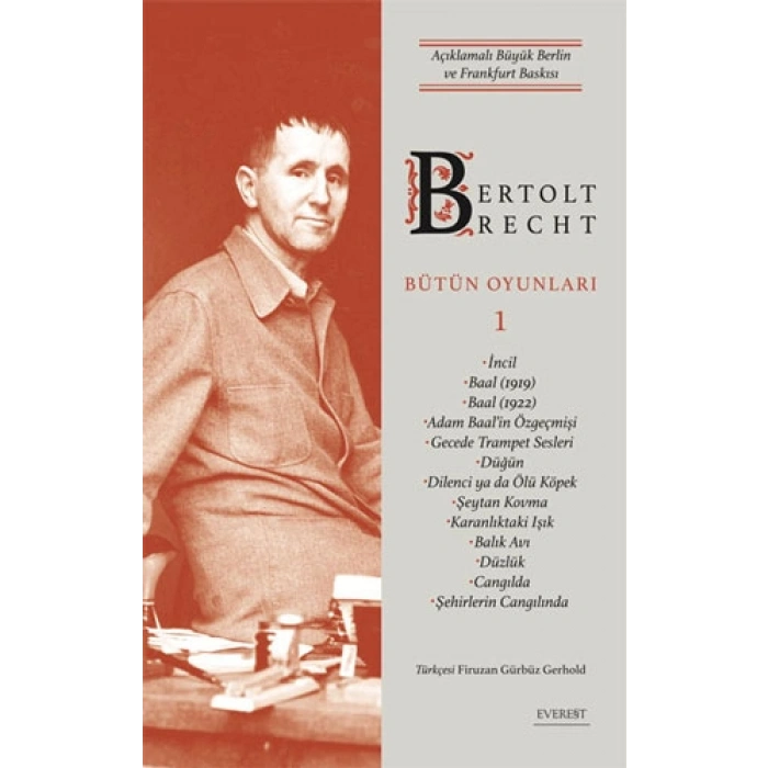 Bertolt Brecht - Bütün Oyunları 1 (Ciltli)
