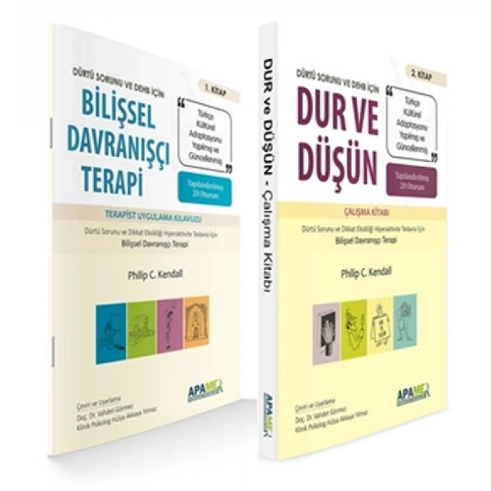 Bilişsel Davranışçı Terapi - Dur ve Düşün - 2 Kitap Takım