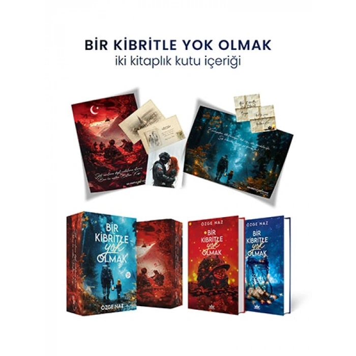 Bir Kibritle Yok Olmak İki Kitap Set (Hediyeli Özel Kutu - Ciltli)