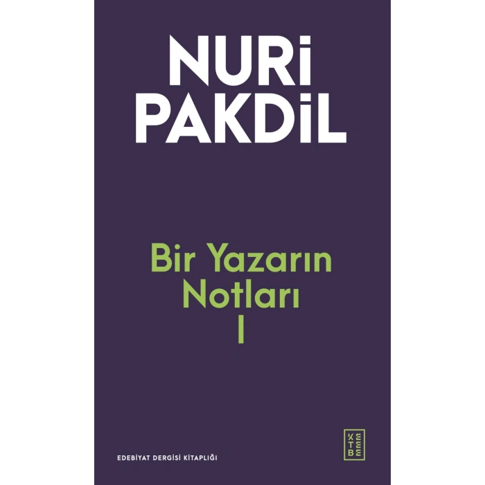Bir Yazarın Notları 1