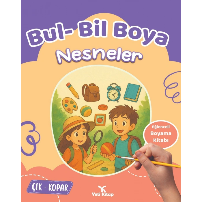 Bul Bil Boya Objeler Boyama Kitabı