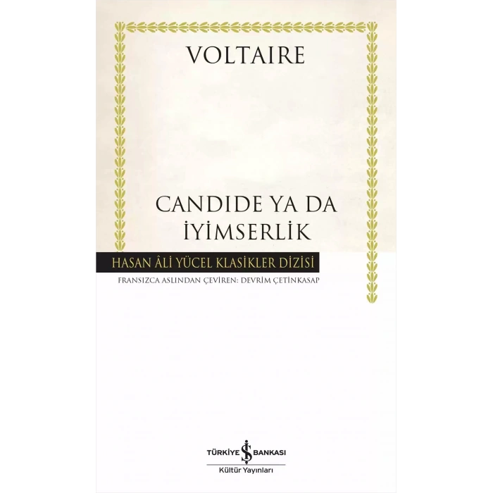 Candide ya da İyimserlik (Ciltli)