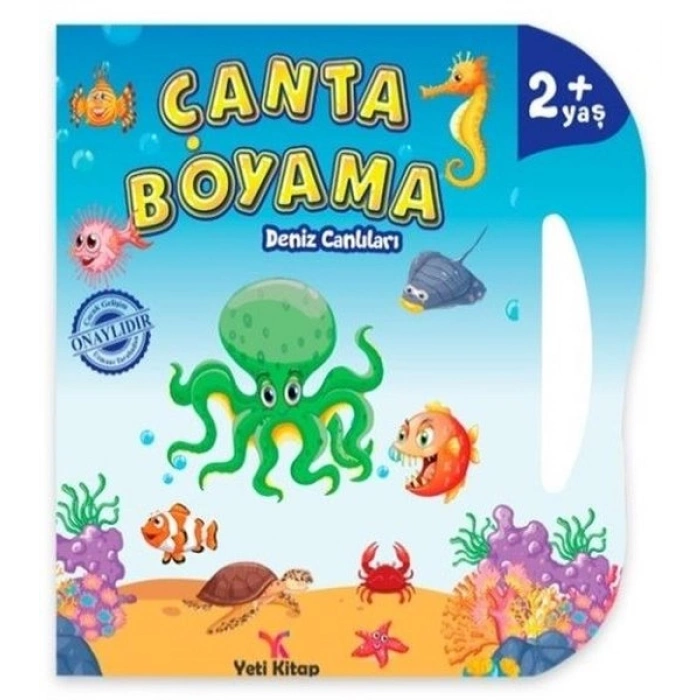 Çanta Boyama - Deniz Canlıları 2+ Yaş