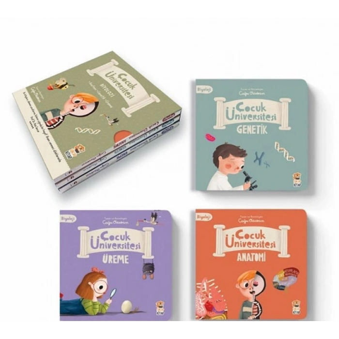 Çocuk Üniversitesi Biyoloji Seti - 3 Kitap Takım