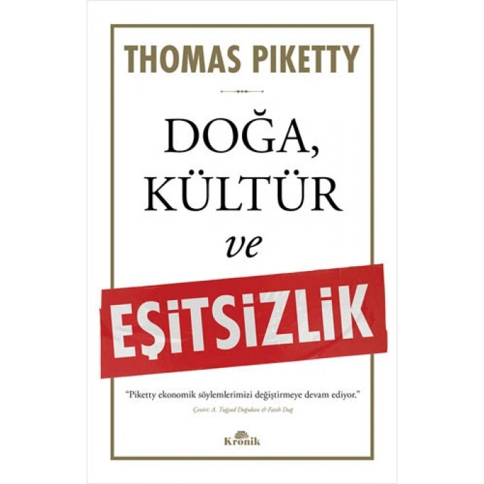 Doğa Kültür ve Eşitsizlik