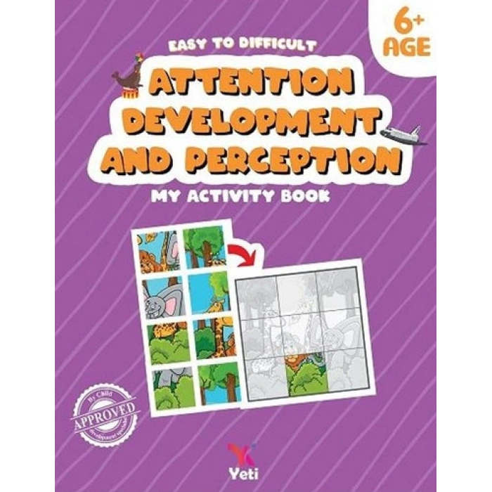 Easy to Difficult Attention Development and Perception - My Activity Book 6+ Age