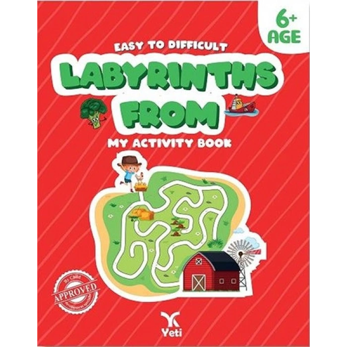 Easy to Difficult Labyrinths From - My Acticity Book 6+ Age