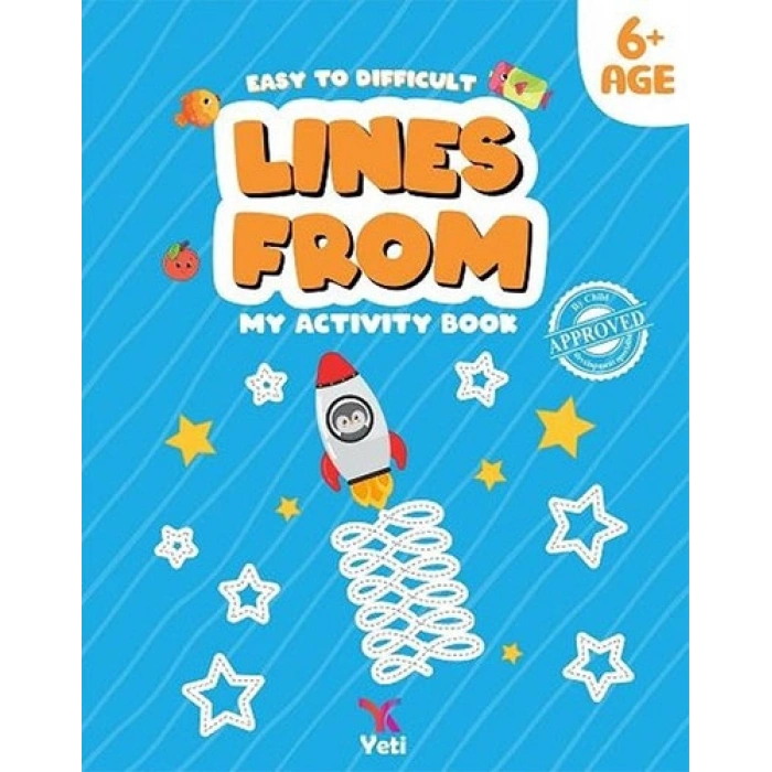 Easy to Difficult Lines From - My Activity Book 6+ Age