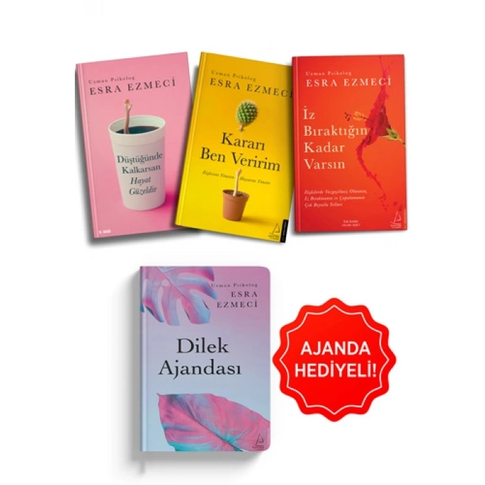 Esra Ezmeci Psikoloji Seti - 3 Kitap Takım (Dilek Ajanda Hediyeli)