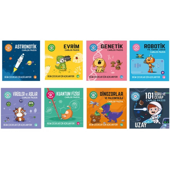 Geleceğin Dâhileri Seti - 8 Kitap Takım