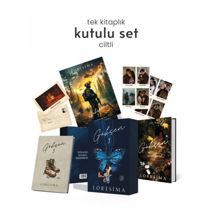 Gökçen 3 - Güz Yağmurları Hediyeli Özel Kutu (Ciltli)
