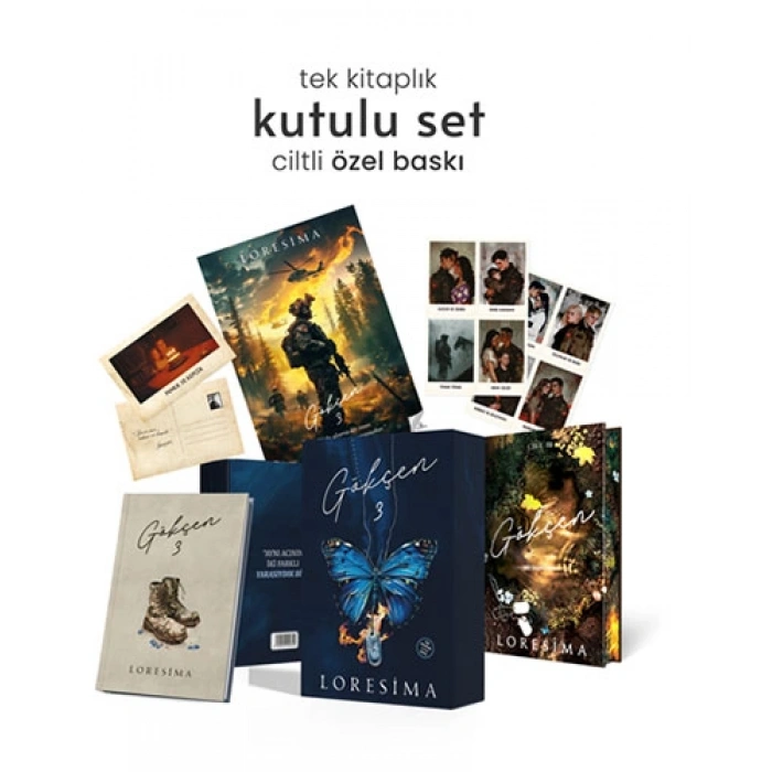 Gökçen 3 - Güz Yağmurları Hediyeli Özel Kutu (Ciltli - Özel Baskı)