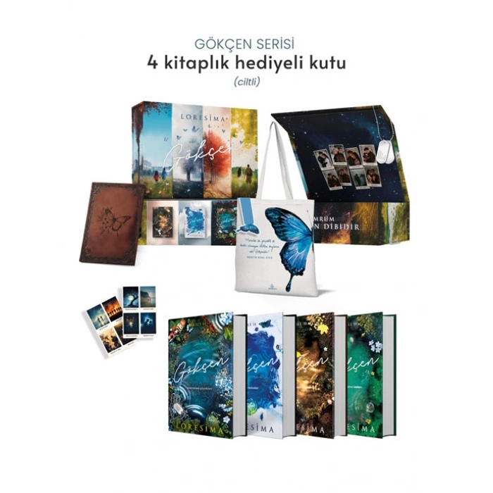 Gökçen Serisi – 4 Kitap Takım (Hediyeli Kutu - Ciltli)