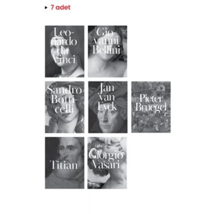 İkonik Tablolar Kartpostal Seti 7li