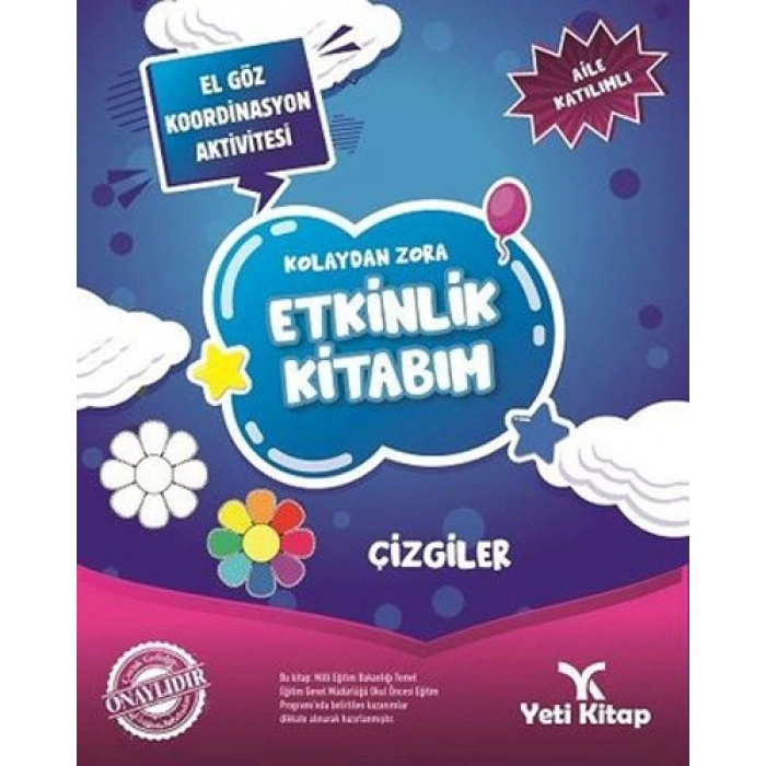Kolaydan Zora Etkinlik Kitabım - Çizgiler