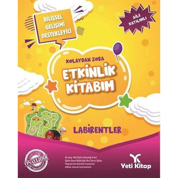 Kolaydan Zora Etkinlik Kitabım - Labirentler