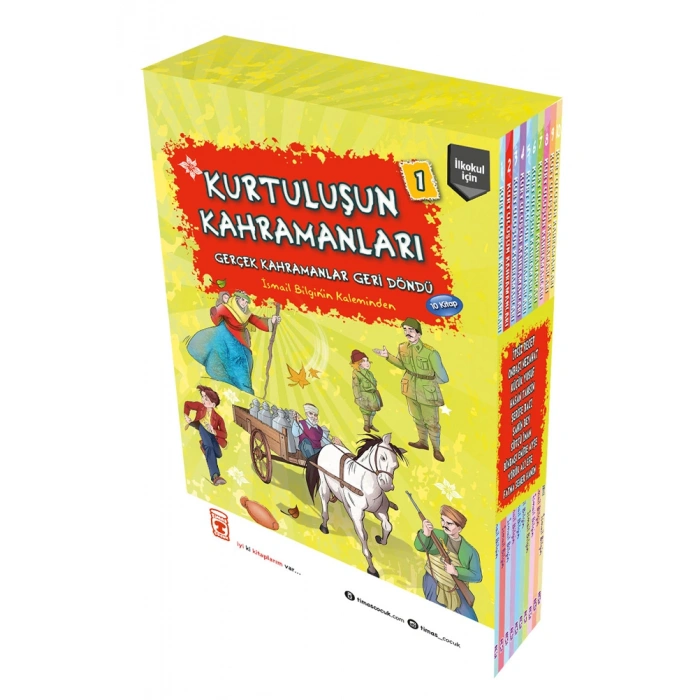 Kurtuluşun Kahramanları 1 Set - 10 Kitap Takım