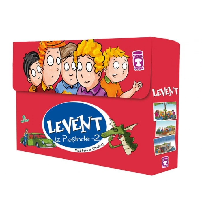 Levent İz Peşinde Set 2 - 5 Kitap Takım