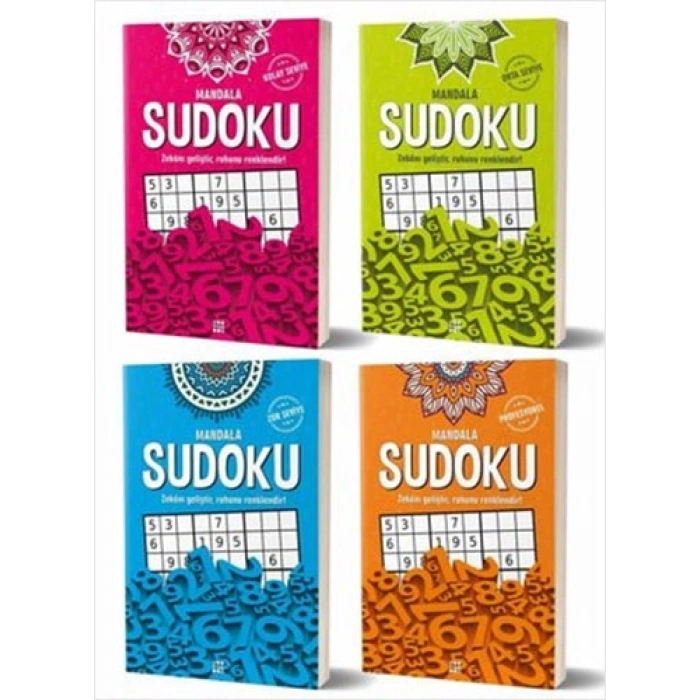 Mandala Sudoku - 4 Kitap Set