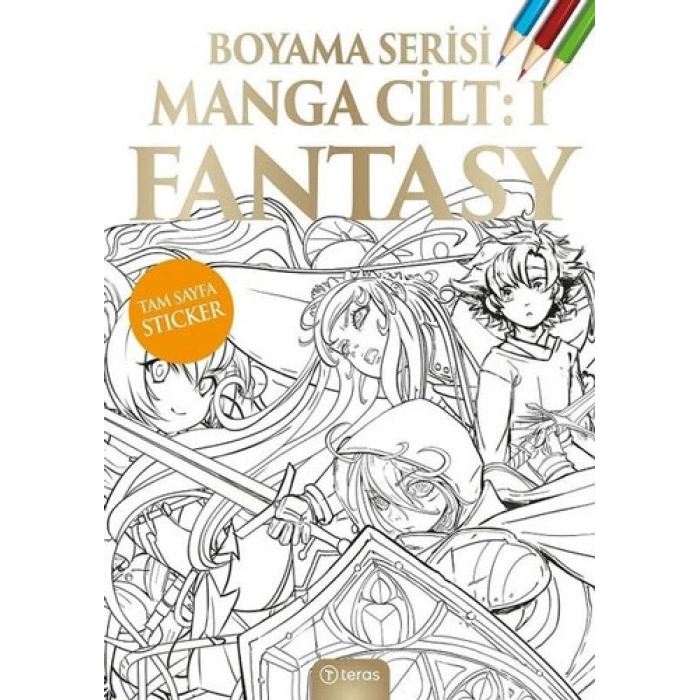 Manga Boyama Cilt 1 - Fantasy