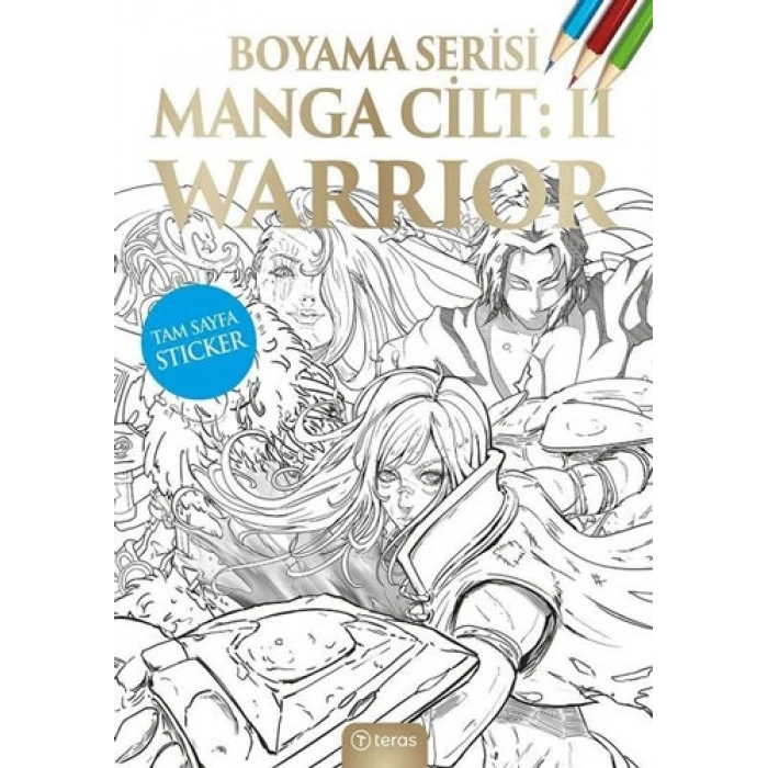 Manga Boyama Cilt 2 - Warrior