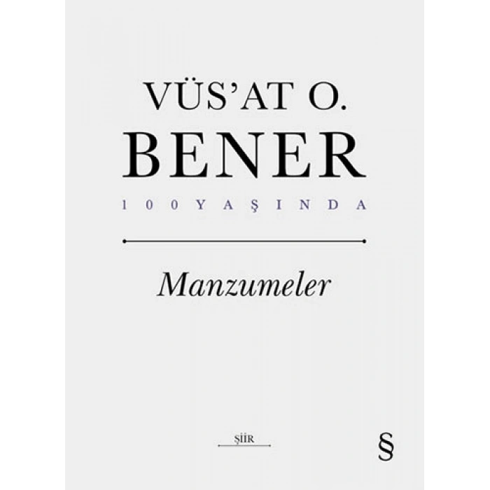 Manzumeler (Ciltli)
