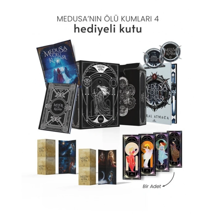 Medusa’nın Ölü Kumları 4 - Hediyeli  Kutu (Yan Boyamalı - Ciltli)