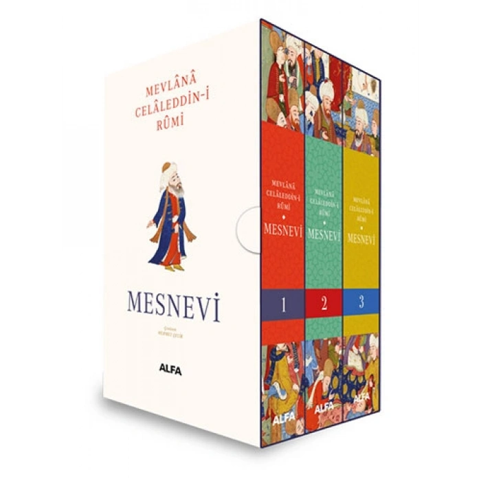 Mesnevi 1-2-3  (Kutulu Set)