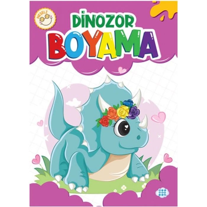 Neşeli Dinozor Boyama