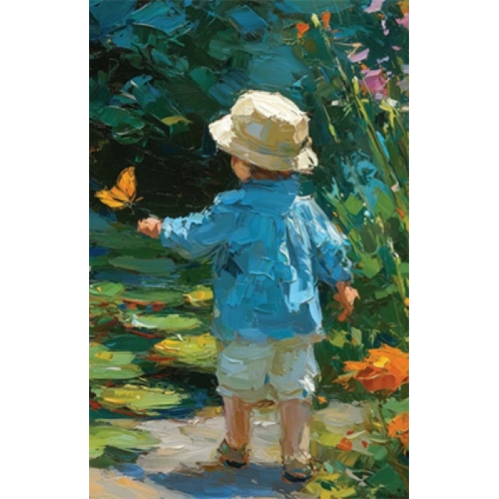 Nesin Defter Çizgili - Monet Tarzında