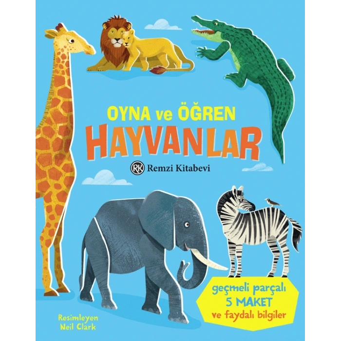Oyna ve Öğren - Hayvanlar (Ciltli)