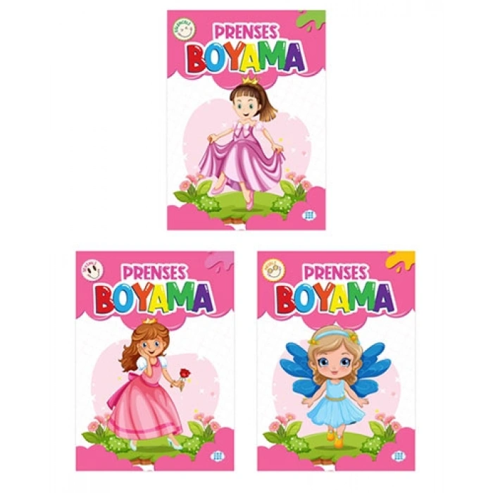Prenses Boyama Seti (3 Kitap Takım)