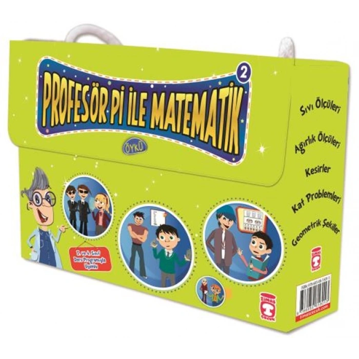 Profesör Pi ile Matematik 2 Set - 5 Kitap takım