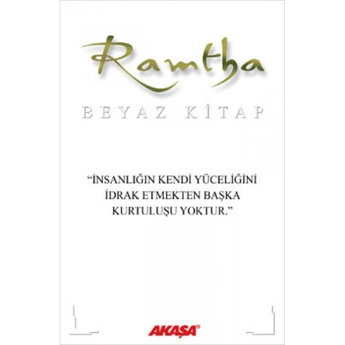 Ramtha - Beyaz Kitap