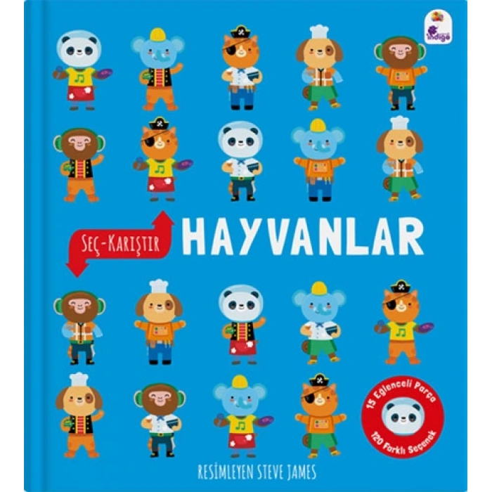 Seç Karıştır - Hayvanlar (Ciltli)