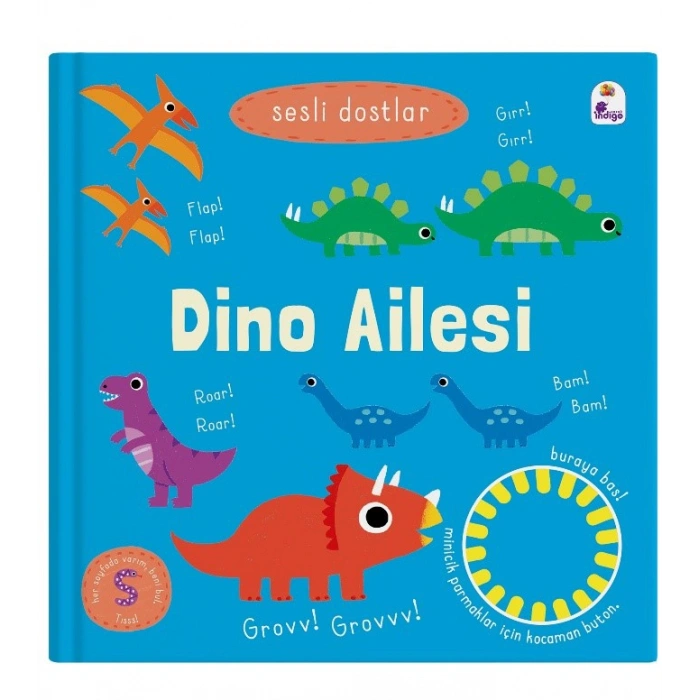 Sesli Dostlar – Dino Ailesi (Sesli Kitap - Ciltli)