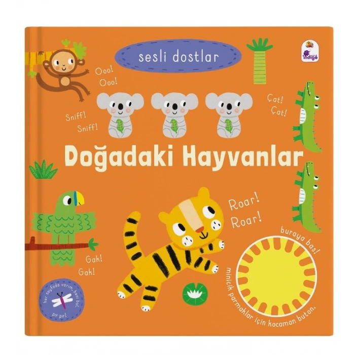 Sesli Dostlar – Doğadaki Hayvanlar (Sesli Kitap - Ciltli)