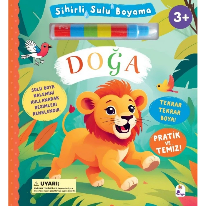 Sihirli Sulu Boyama - Doğa (Ciltli)