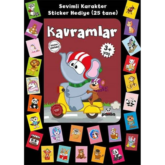 Stickerlı 3+ Yaş Kavramlar