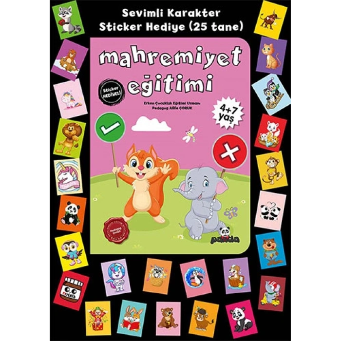 Stickerlı 4+7 Yaş Mahremiyet Eğitimi