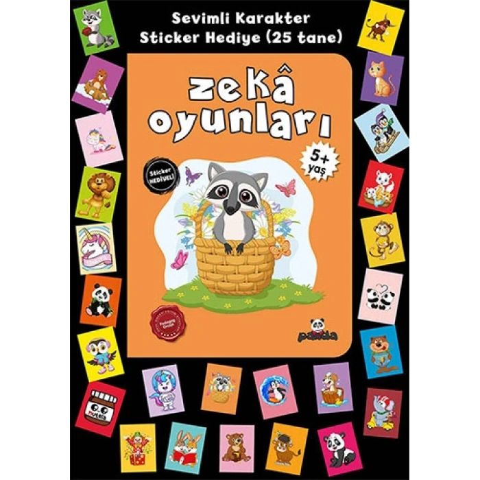 Stickerlı 5+ Yaş Zeka Oyunları