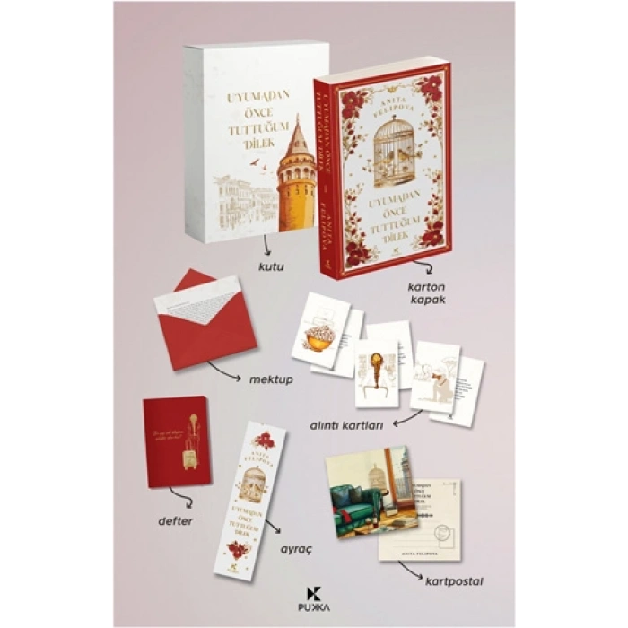 Uyumadan Önce Tuttuğum Dilek - 1 (Karton Kutu Set)