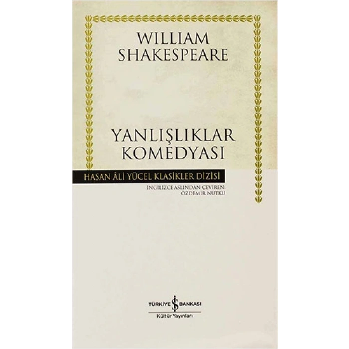 Yanlışlıklar Komedyası (Ciltli)