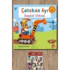 Çalışkan Ayı - İnşaat Ustası  (Ciltli - Hareketli Kitap)