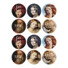 İkonik Tablolar - Karpostal Seti Sticker 12’li