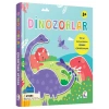 Silikon Çıkartmalı - Dinozorlar (Ciltli)