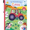 Yaz-Sil Etkinlik Kitabı - Çiftlik (Ciltli - Kalemli)