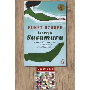İki Yeşil Su Samuru Ciltli / Buket Uzuner + Sanat Kitabı